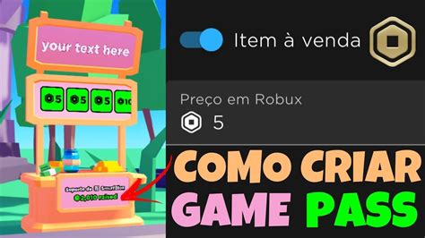 roblox create gamepass|roblox criar gamepass.